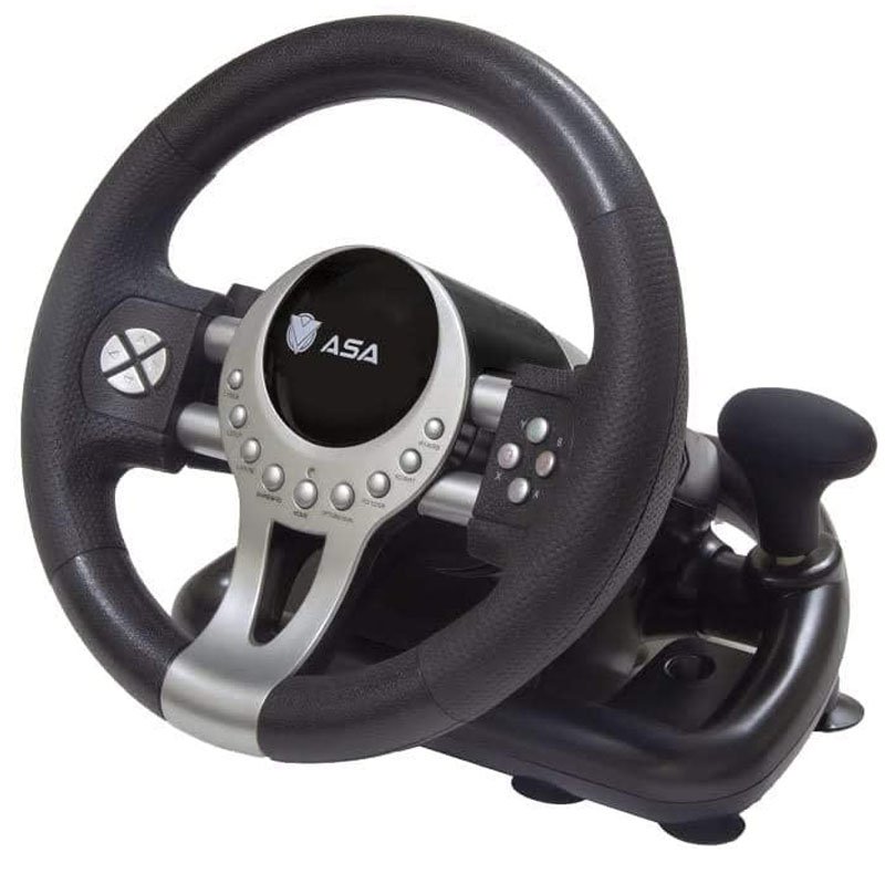 ASA A500 180 Degree Racing Steering Wheel With Shifter
