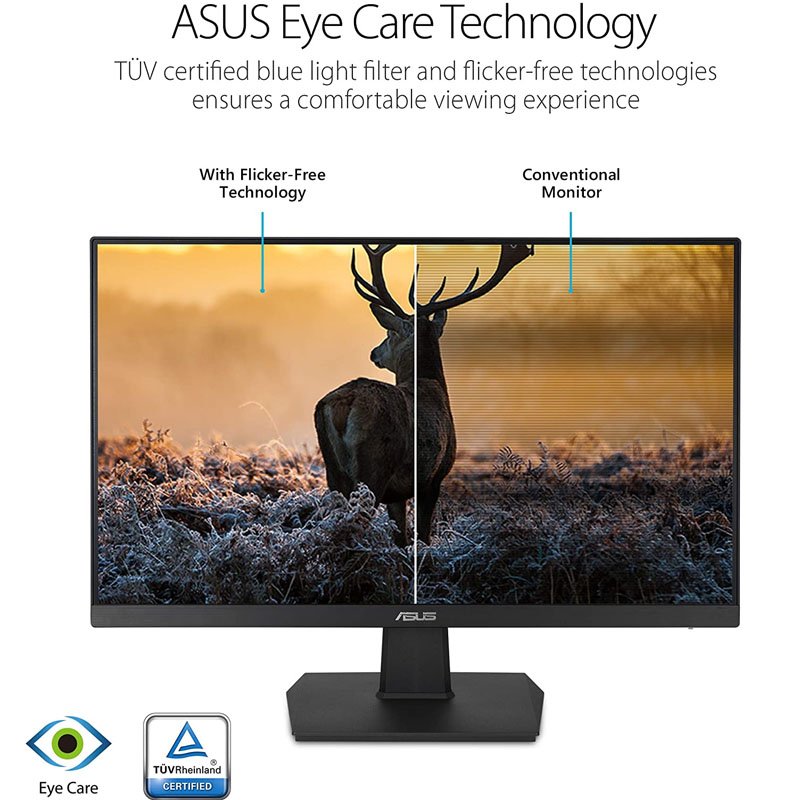 ASUS VA24EHE 23.8-Inch FHD 75Hz Eye Care Monitor img 2