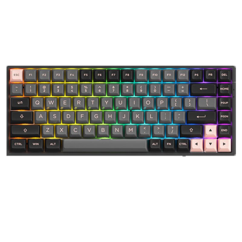 Akko 3084B Plus Black & Pink Wireless Gaming Keyboard
