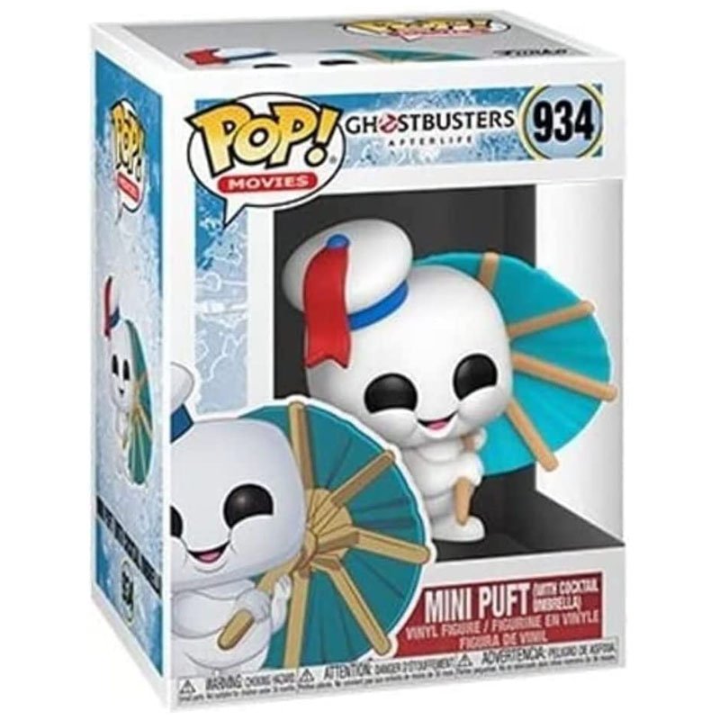 Funko POP Movies: Ghostbusters: Afterlife- Mini Puft w/Cocktail Umbrella img 1