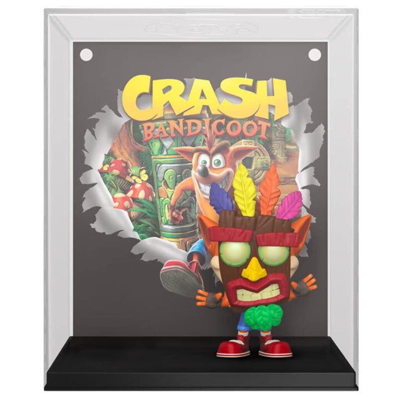 Funko Pop! Crash Bandicoot with Aku Mask
