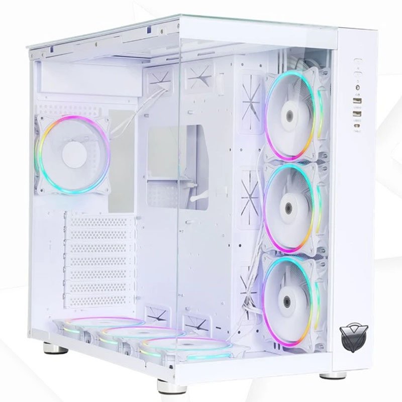 ASA Odyssey with 7 ARGB Fans Mid-Tower Gaming PC Case