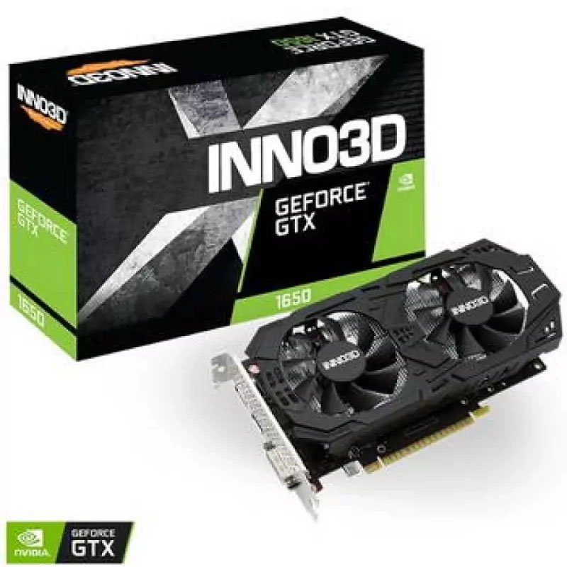 INNO3D GeForce GTX 1650 Twin X2 4GB GDDR6 Graphics Card