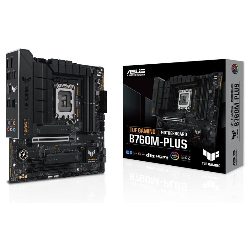Asus TUF Gaming B760M-PLUS Intel B760 LGA1700 DDR5 mATX AI Suite 3 Motherboard