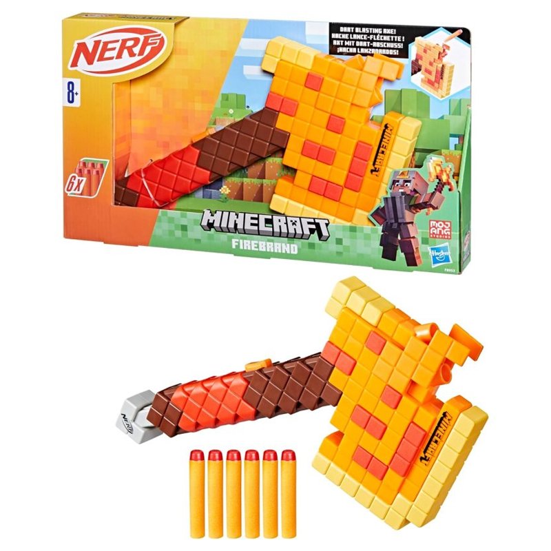 Minecraft Dungeons NERF Firebrand Dart-Blasting