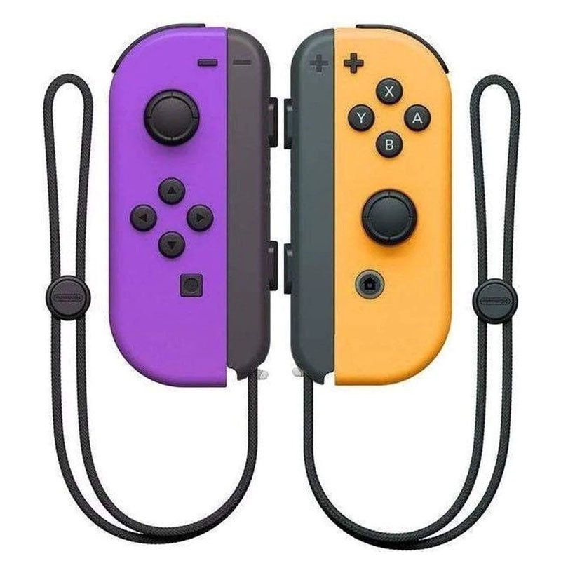 Nintendo Switch Left and Right Joy-Cons - Neon Purple and Neon Orange img 0