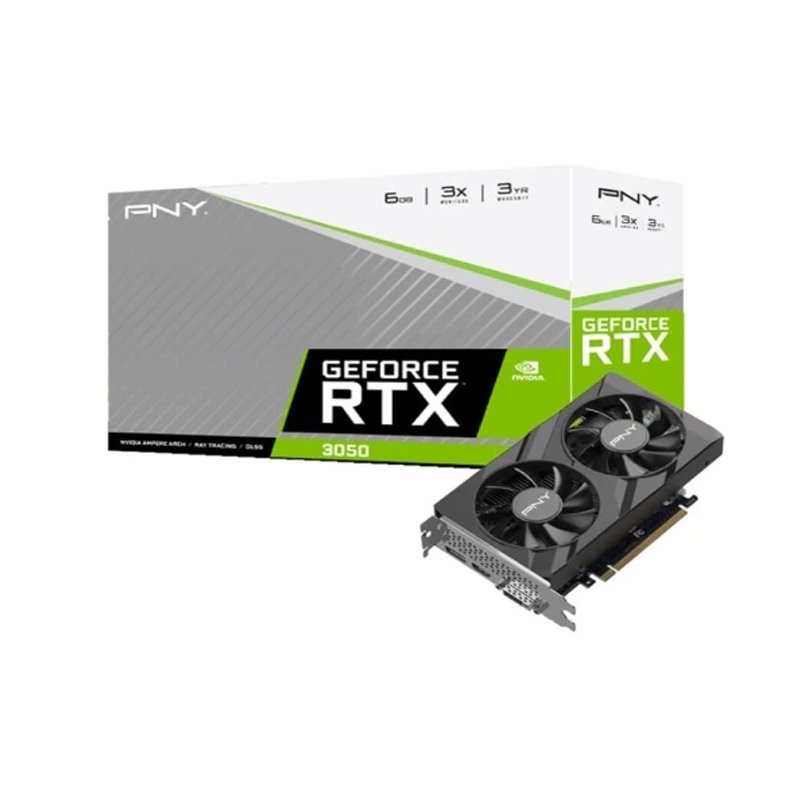 PNY GeForce RTX™ 3050 6GB Verto Dual Fan Graphics