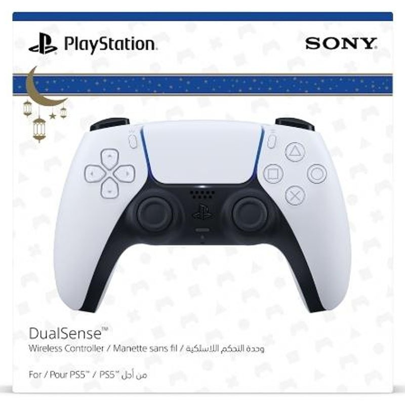 Playstation 5 Dualsense Wireless Controller - White (Ramadan)