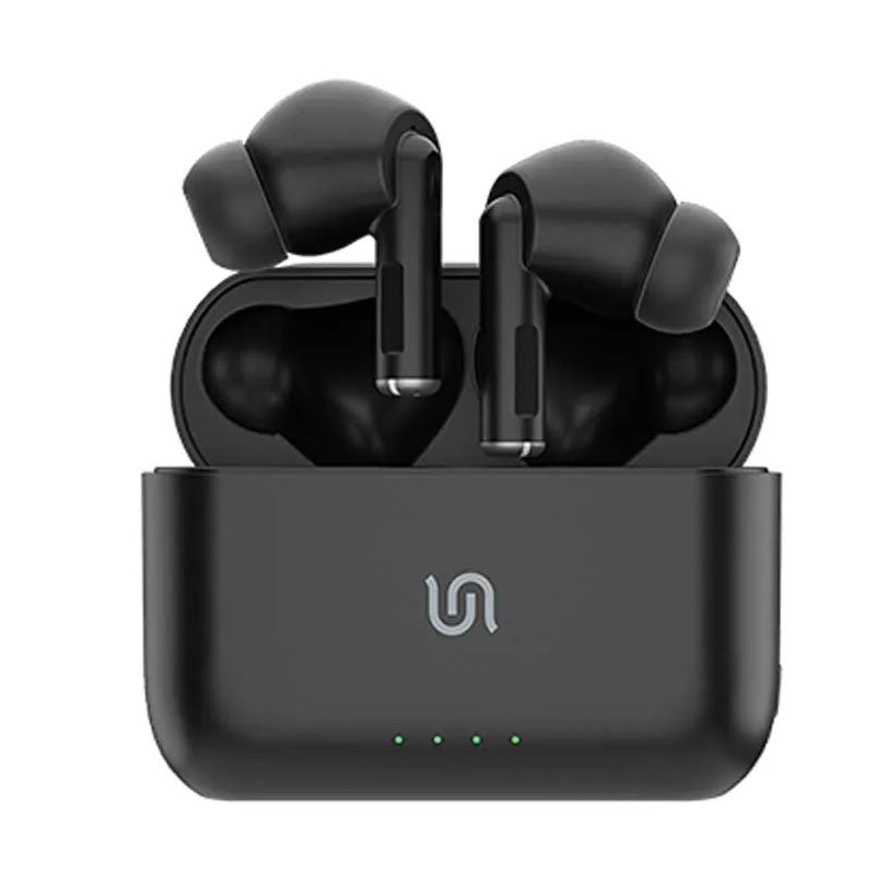 Porodo Soundtec Wireless ANC Earbuds with Noise Cancellation - Black