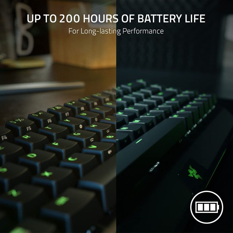 Razer Blackwidow V3 Mini Hyperspeed 65% Wireless Green Switches Mechanical Gaming Keyboard