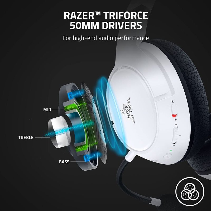 Razer Kaira X HyperClear Cardioid Mic  Wired Gaming Headset for Xbox Series X|S