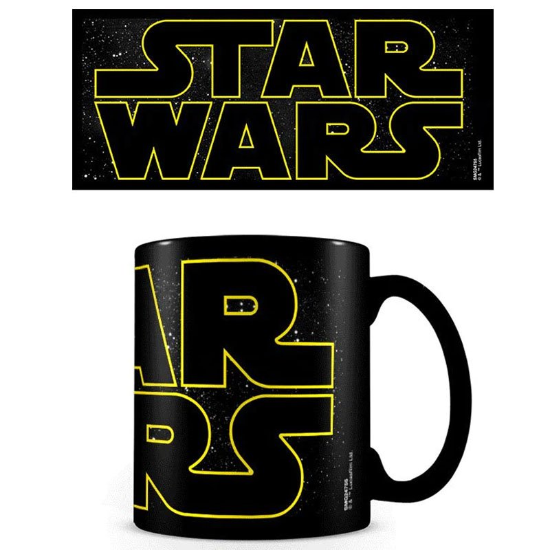 Shop Star Wars Logo And Star Wars Characters Heat Change Mug