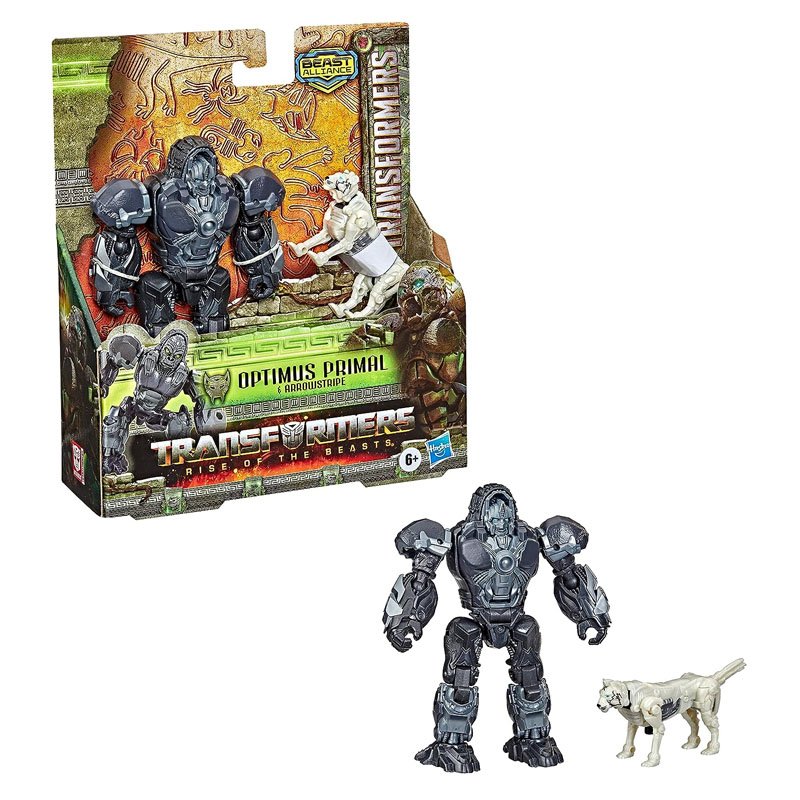 Transformers: Rise of The Beasts Alliance Weaponizers 2-Pack Optimus Primal & Arrowstripe Toys