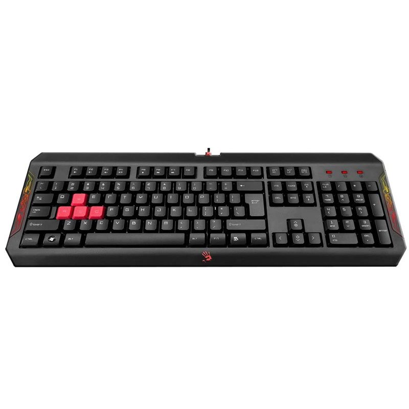 A4tech Bloody Blazing Gaming Keyboard - Black/Red