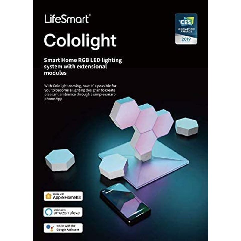 LifeSmart ColoLight Plus Kit - 7 color Changing Panels 