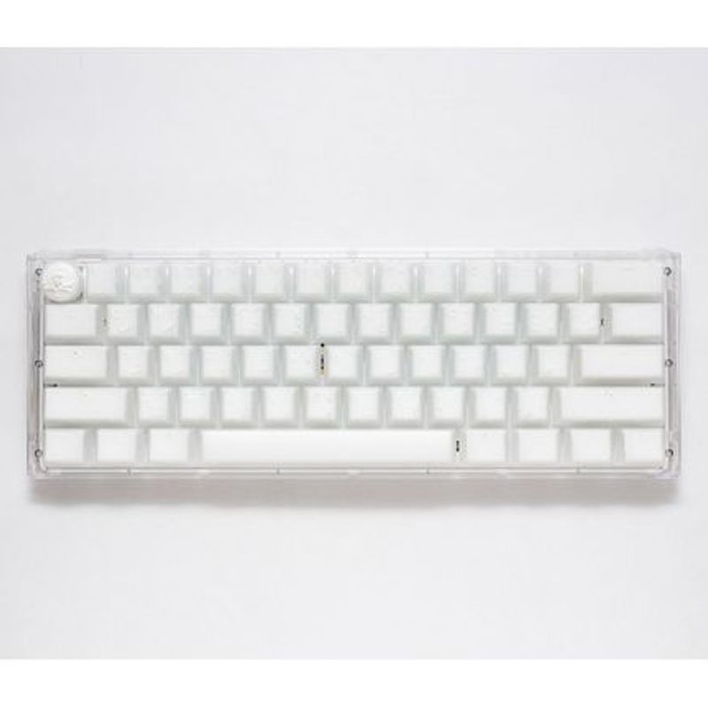 Ducky One 3 Aura White Gaming Keyboard - Cherry Red