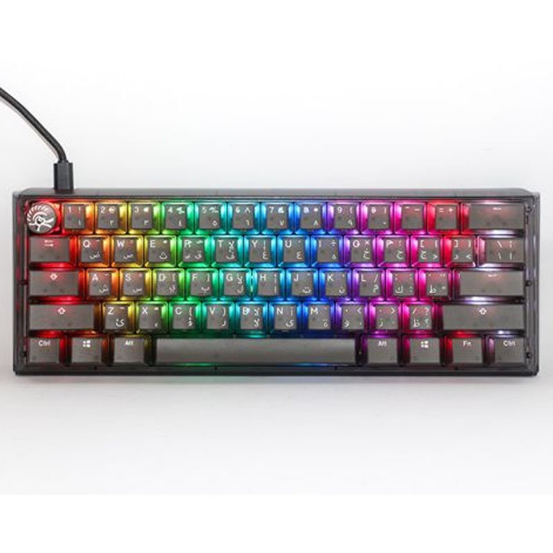 Ducky One 3 Aura Black Gaming Keyboard - Cherry Red