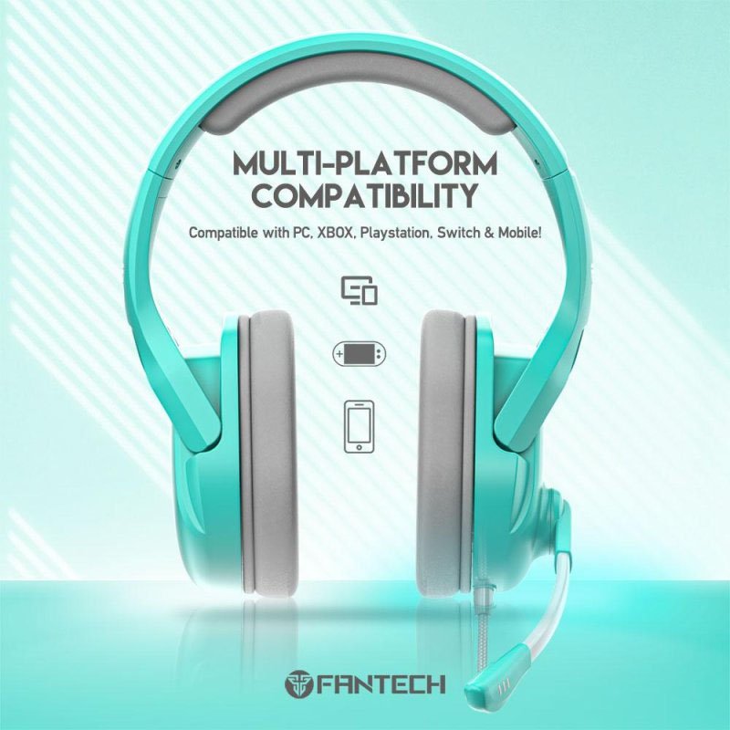 Fantech Valor MH86 Wired Gaming Headset - Green