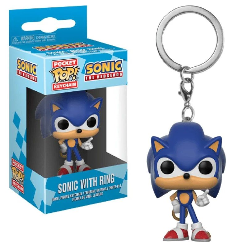 Funko Pop Keychain Sonic with Ring