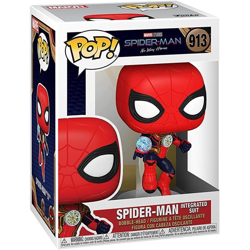 Funko POP! Marvel Spider-Man No Way Home Spider-Man Integrated Suit Vinyl Figure
