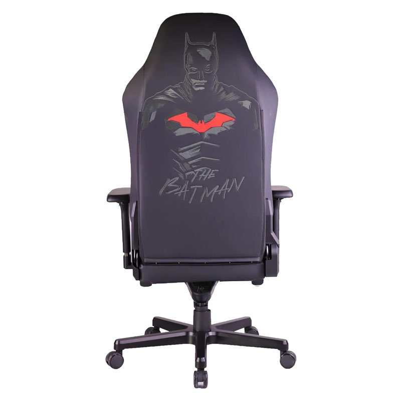 GameOn Licensed Gaming Chair With Adjustable 3D Armrest & Metal Base - Batman