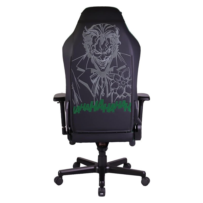 GameOn Licensed Gaming Chair With Adjustable 3D Armrest & Metal Base - Joker