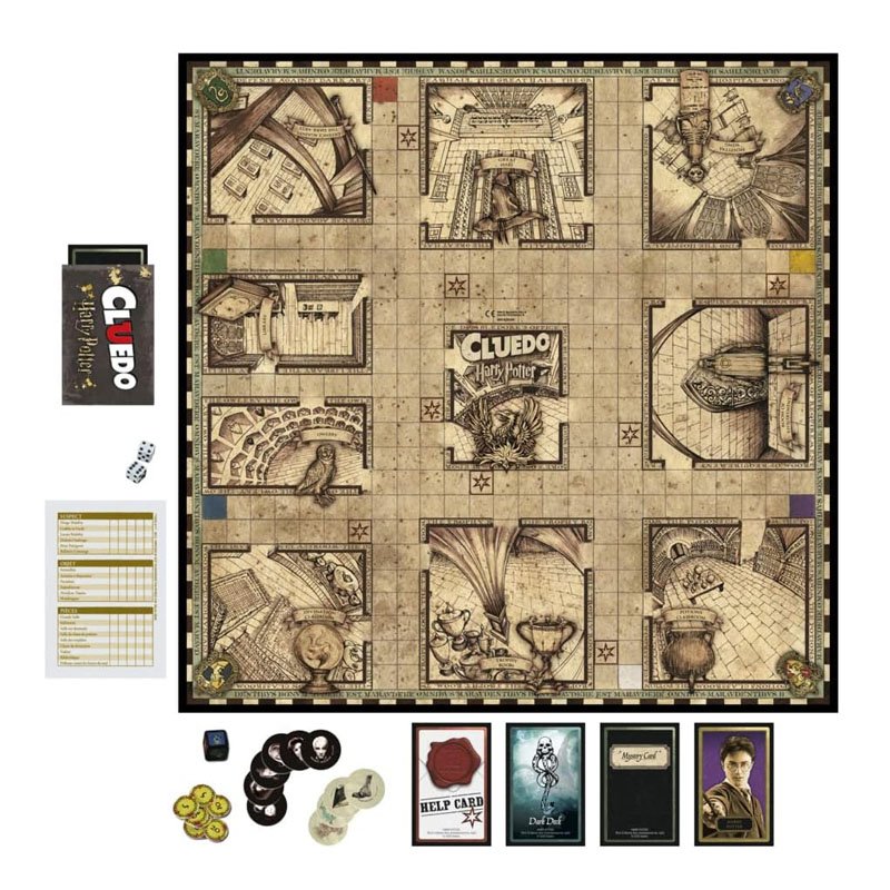 Hasbro Gaming Clue: Wizarding World Harry Potter Edition Board Game img 0