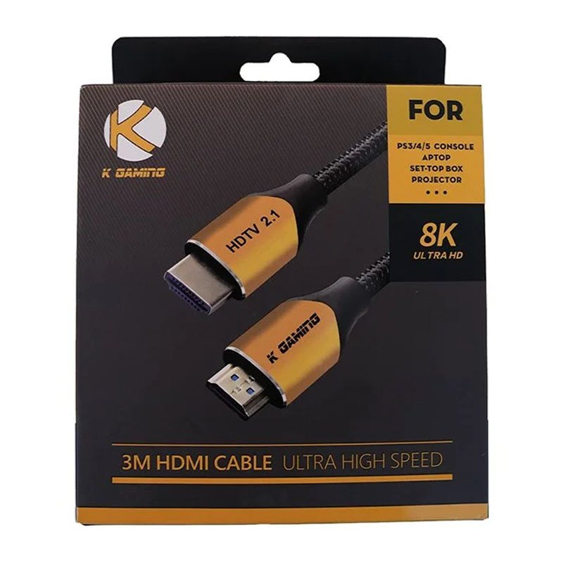 K Gaming 8K Ultra HDMI Cable 2.1 - 3M