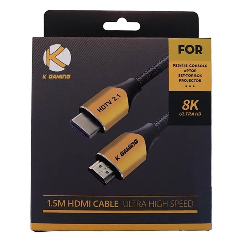 K Gaming 8K Ultra HDMI Cable 2.1 - 1.5M