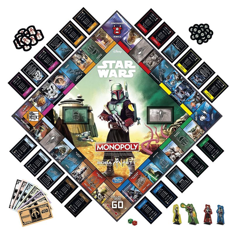 Hasbro Monopoly: Star Wars Boba Fett Edition Board Game