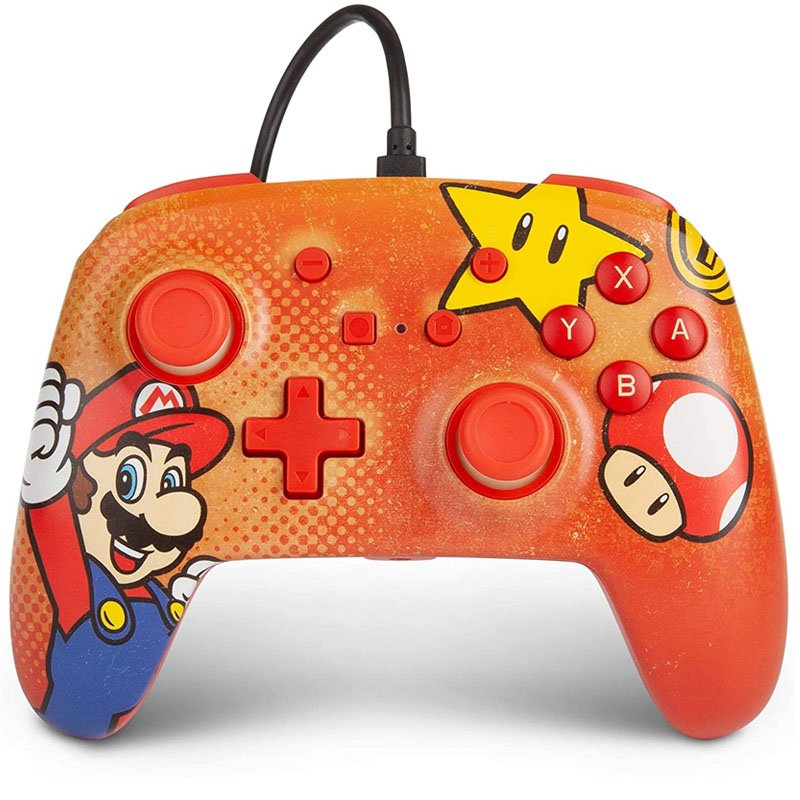 PowerA Mario Vintage Wired Controller  for Nintendo Switch img 0