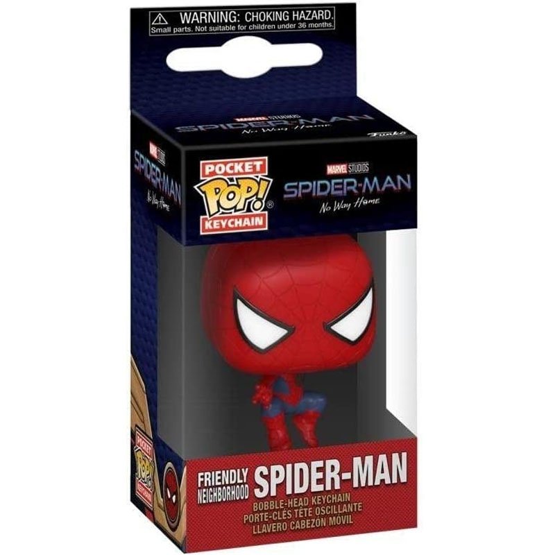 Shop Funko Pop! Keychain: Marvel - Spider-Man: No Way Home, Friendly  Neighborhood Spider-Man
