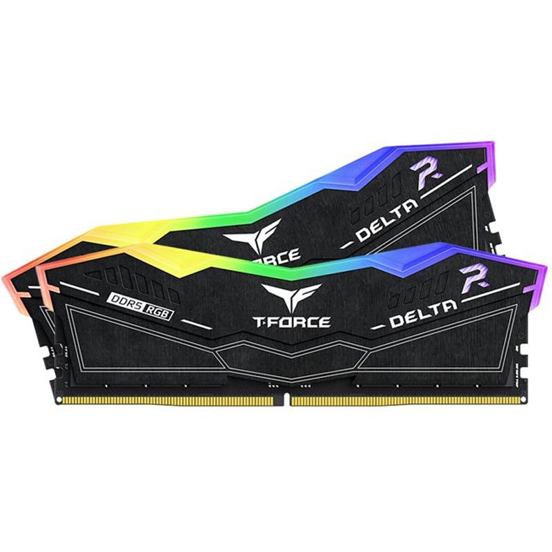 TeamGroup T-Force Delta RGB 16GB (2x8GB) DDR5-5600 CL40 Memory Black