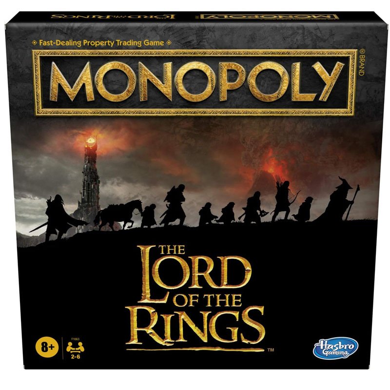 Hasbro Gaming Monopoly: The Lord of The Rings Edition Board Game