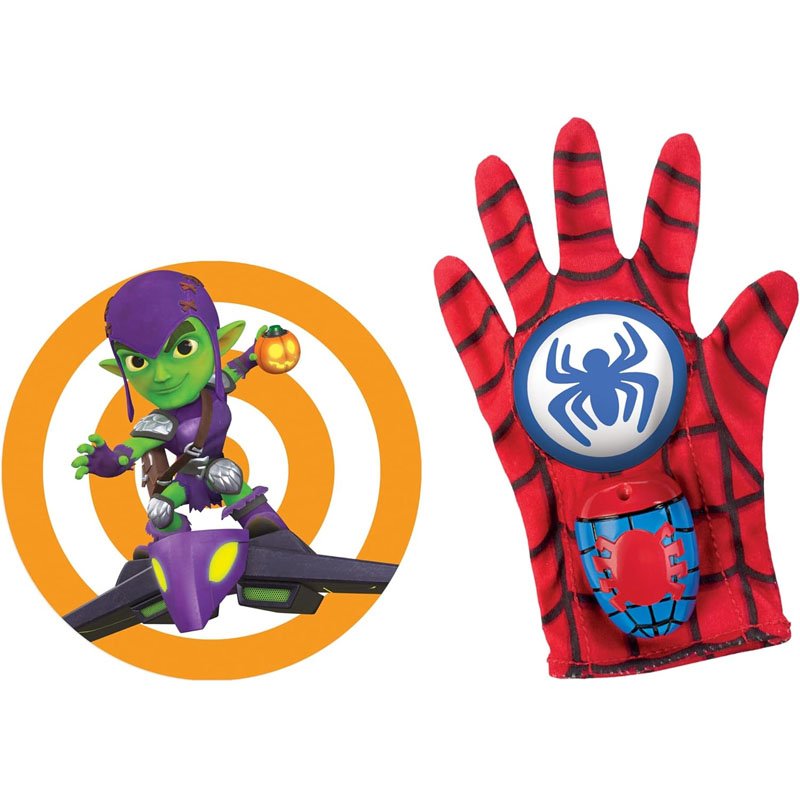 Spidey and His Amazing Friends Marvel Spidey Water Web Glove, Preschool Water Toy with Green Goblin