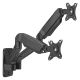 GameOn GO-5008 Economy Dual Screen Spring Assisted Wall Mounted Monitor Arm