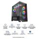 Gigabyte H610M H Core i5 14th Gen 16GB 1TB SSD 8GB 5060 with K Gaming 245-B Gaming PC (ZGames Exclusive)